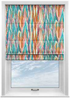 Bombay Velvet, Firestalk - Motorised Roman Blind